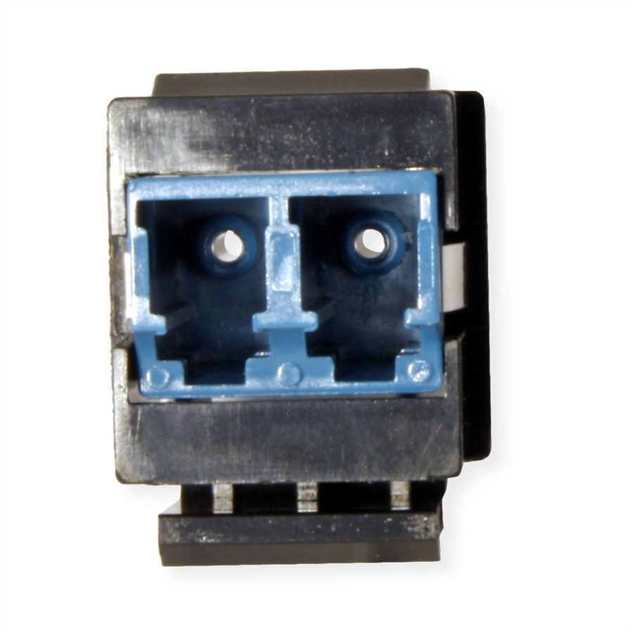 ROLINE Raccord optique LC/LC duplex monomode, Keystone, OS2