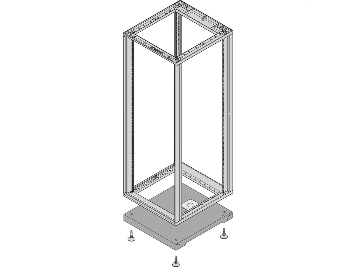 SCHROFF NOVASTAR SOCLE 553x900 RAL7021