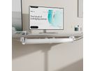 ROLINE Easy2Open Canal de câbles, montage sous le bureau, blanc, 85,8 cm