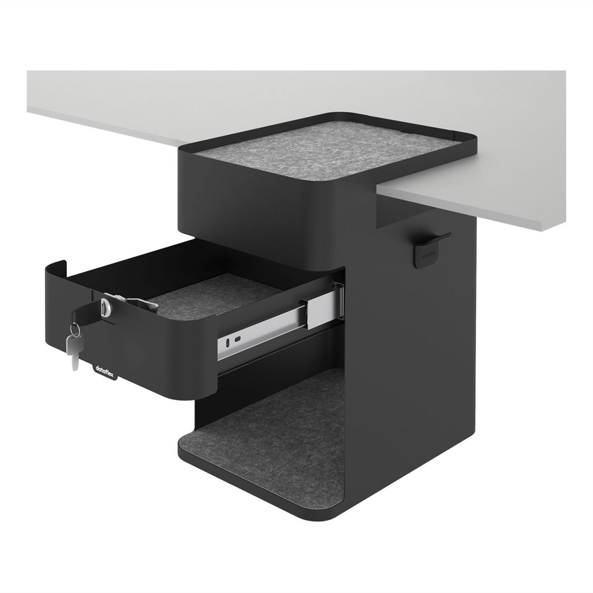 DATAFLEX Bento® desktop locker, 503, noir