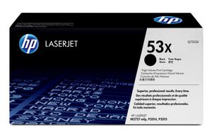 HP 53X toner LaserJet noir grande capacité authentique