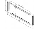 SCHROFF Cadre frontal pour le blindage CEM pour le montage de cartes horizontales, 4 U, 28 HP