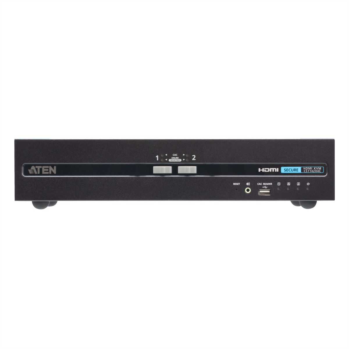 ATEN CS1142H4C Commutateur KVM sécurisé à double écran HDMI 2 ports USB avec CAC