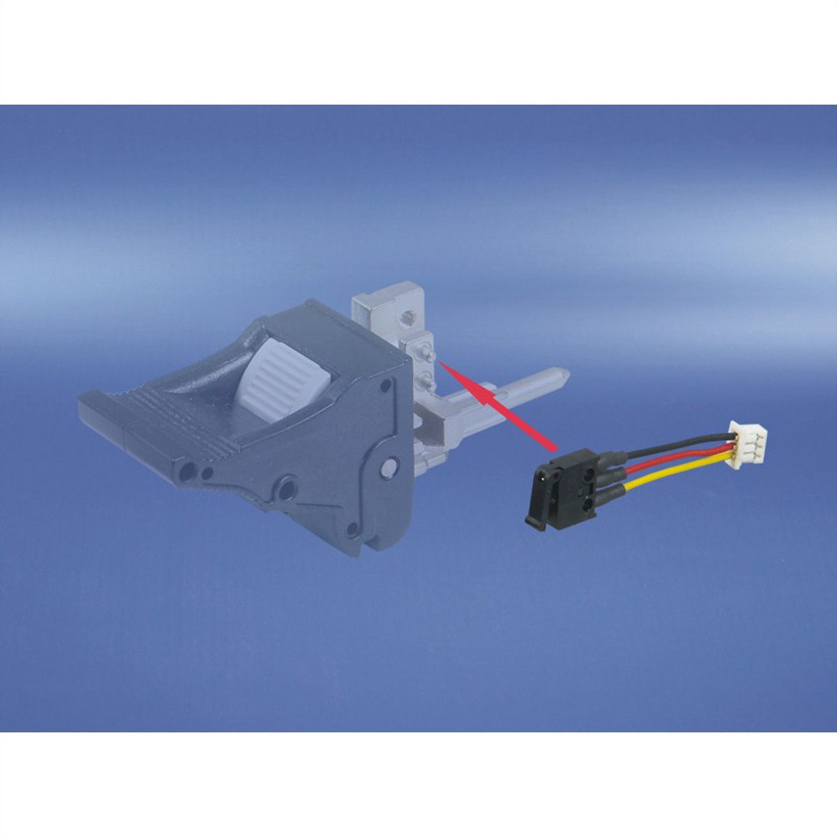 SCHROFF Plug-In Unit Microswitch pour IEL, IET Poignée avec câble et fiche