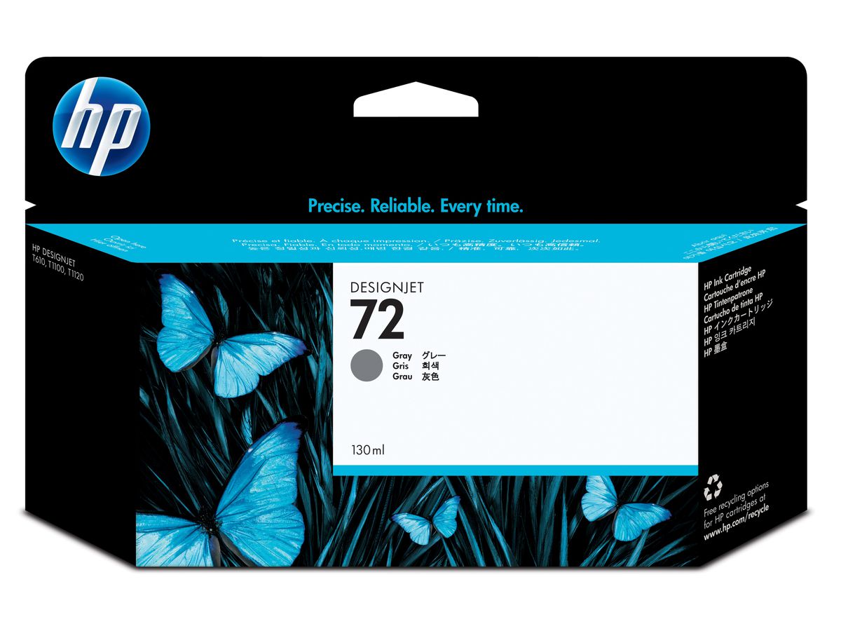 HP 72 cartouche d'encre grise 130 ml