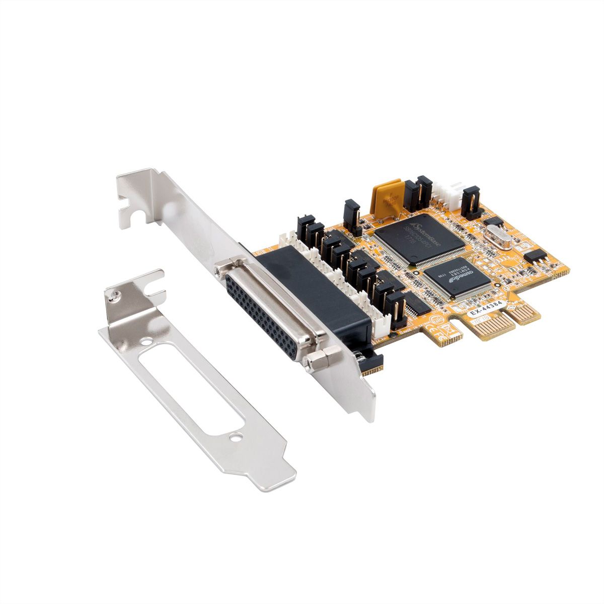 EXSYS EX-44374 Carte PCIe x1, 4x RS232 via câble avec 4x 9pin