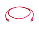 TELEGÄRTNER Cordon S/FTP Cat.6A 10/100/1000BT , croisé, rouge, 2 m