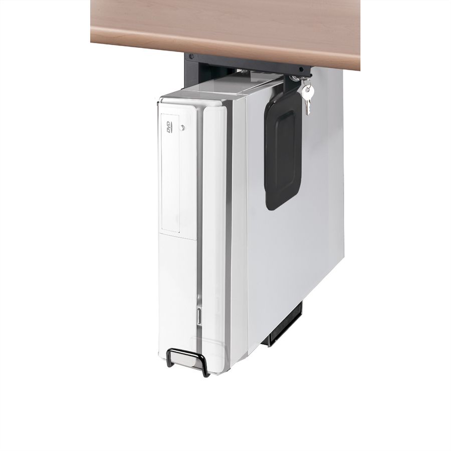 ROLINE Support pour Slim/Mini PC, verrouillable, noir