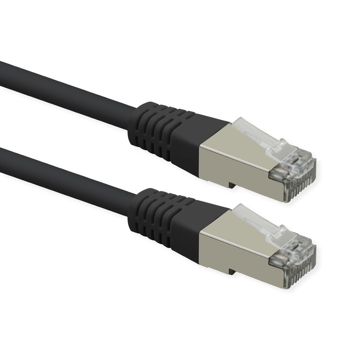 ROLINE Cordon Cat.6 (Classe E), PoE, S/FTP (PiMF) , noir, 5 m