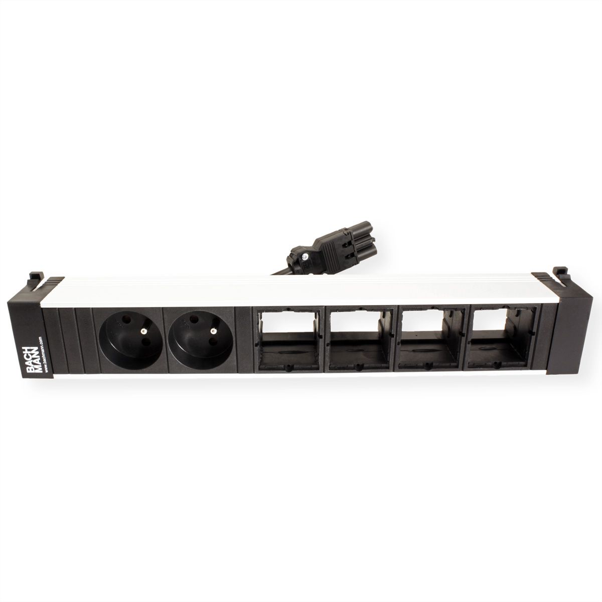 BACHMANN Power Frame 2x UTE (France), 4x modules libres, argent