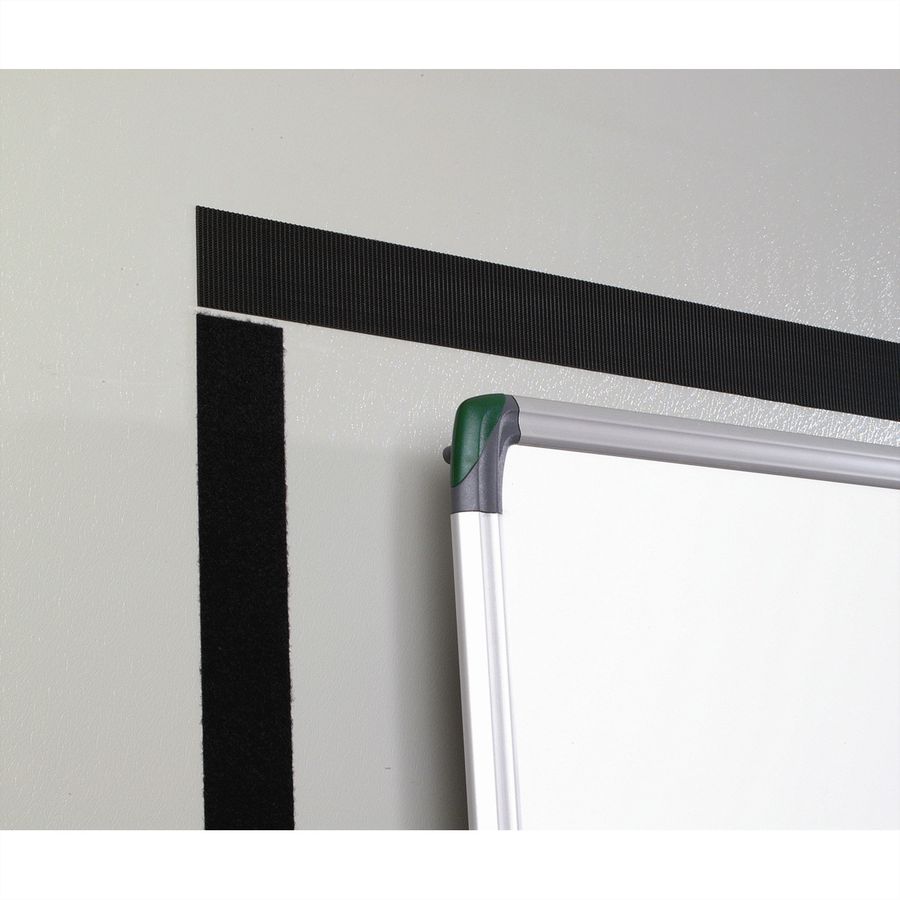 VELCRO® Bande 50mmx5m noir, crochets&velours autocollants extra fort