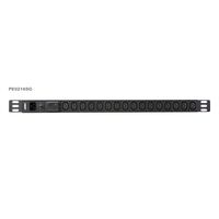 ATEN PE0216SG PDU de base 0U 16A avec protection contre les surtensions, 16 ports