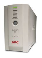 APC Back-UPS Veille 500VA 4sortie(s) CA Tour Beige alimentation d'énergie non interruptible