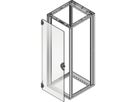SCHROFF Novastar, porte en verre, angle d'ouverture 180°, 16 U 553W