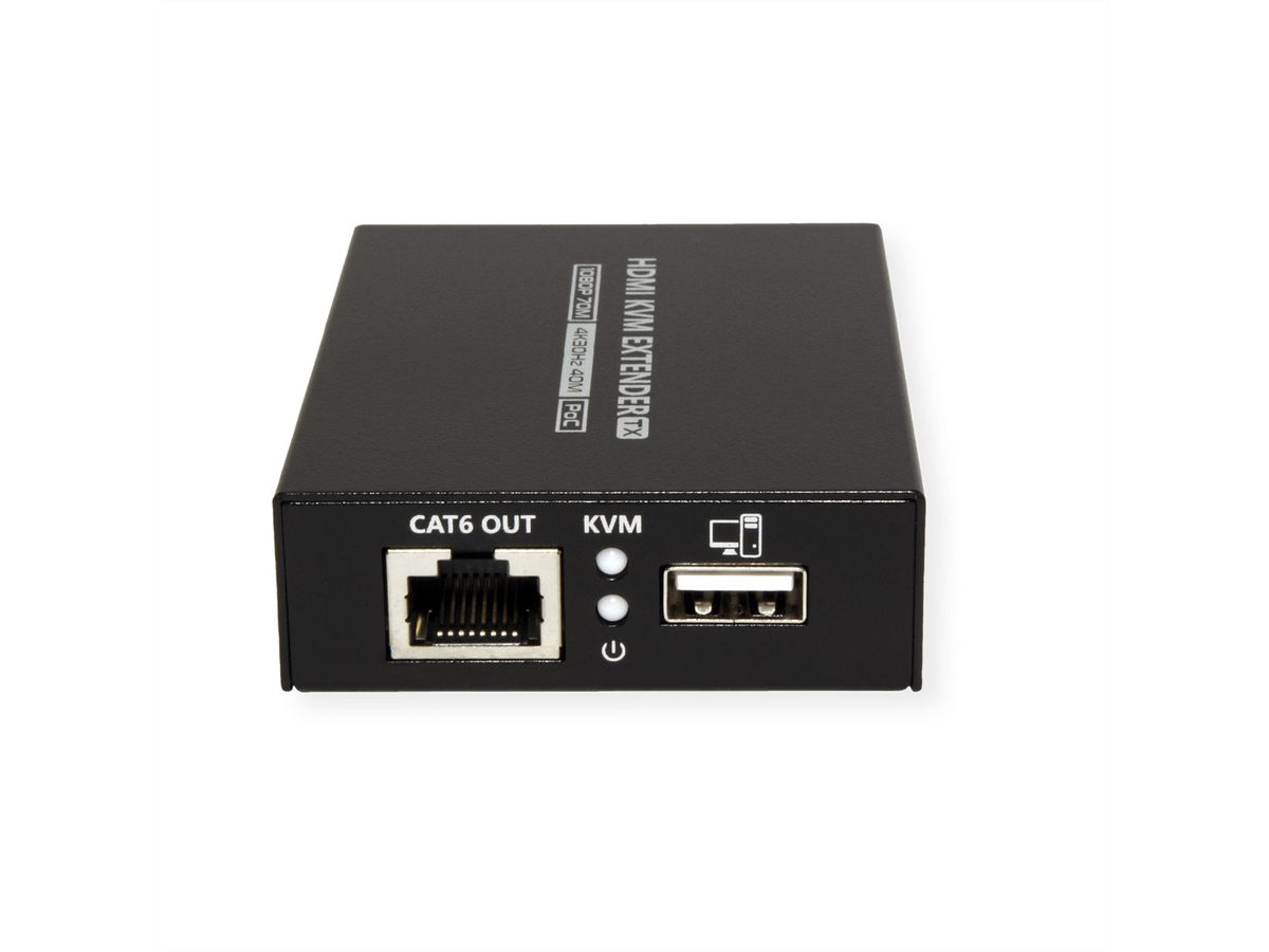 VALUE Prolongateur KVM via Cat.6/6A, HDMI4K30, max. 40m