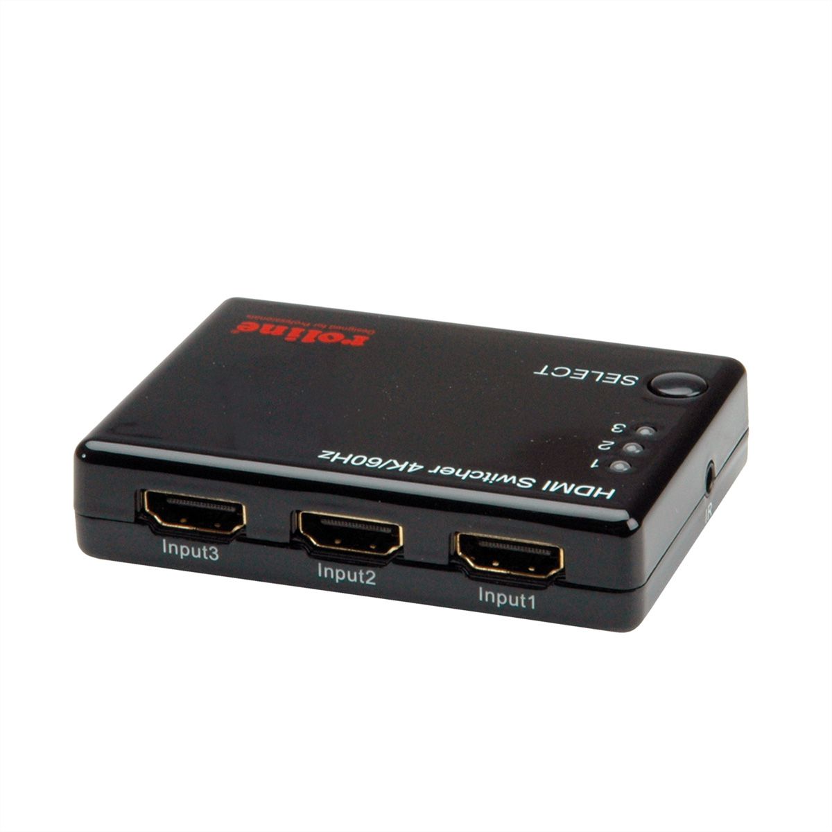 ROLINE Switch HDMI 4K 3 ports - SECOMP France