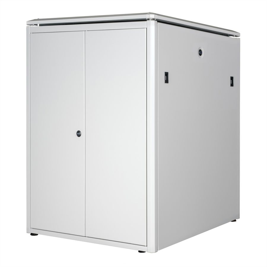 ROLINE 19" Baie réseau Pro 22U, 800x800 LxP Porte verre gris