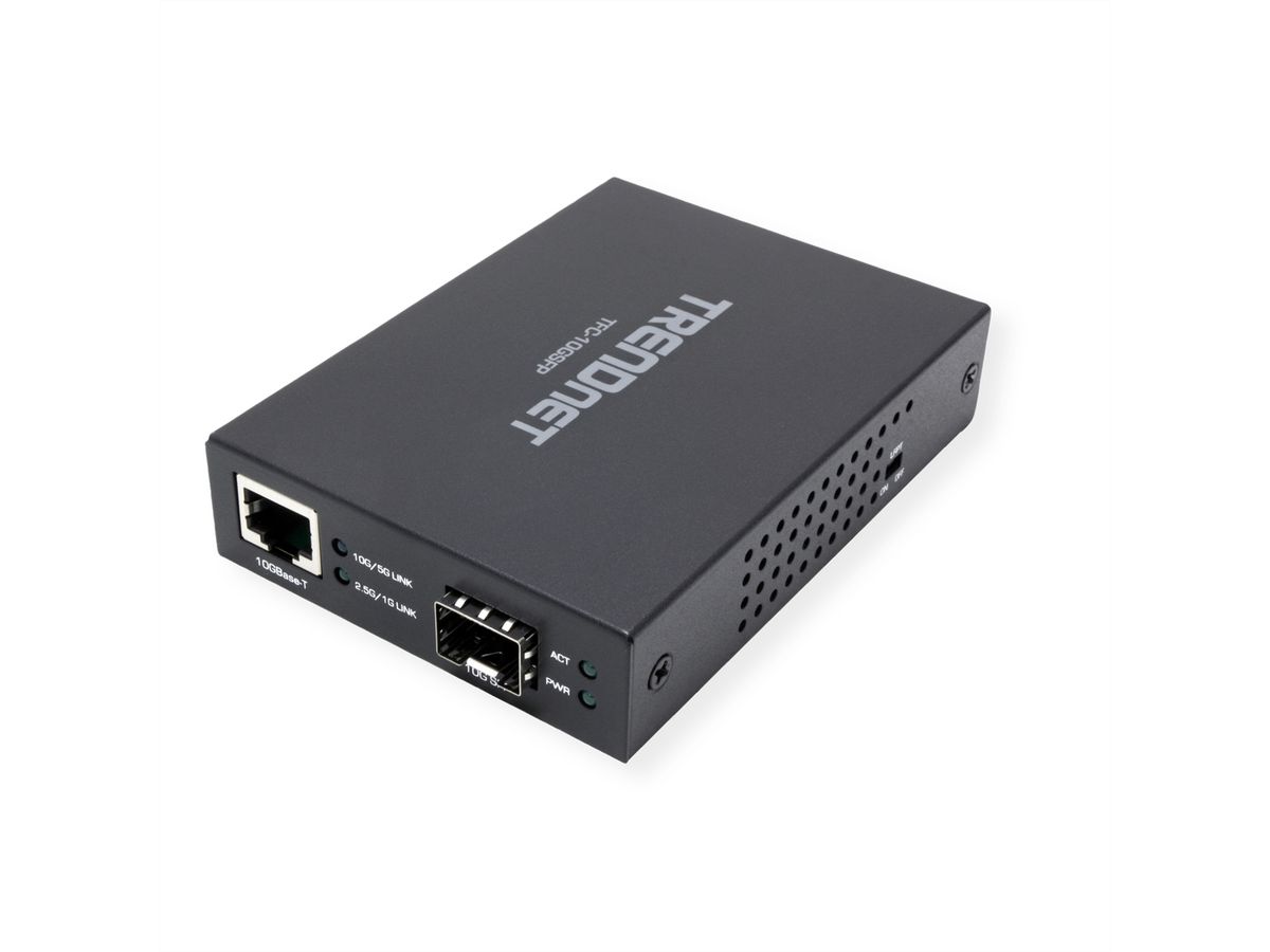 TRENDnet TFC-10GSFP Convertisseur de média, 10GBASE-T vers fibre SFP+