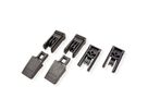 SCHROFF Pied basculant pour châssis, plastique, RAL 7016
