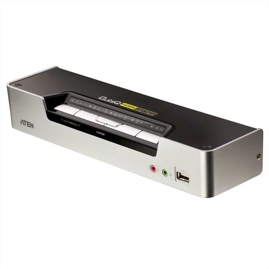 ATEN CS1794 Switch KVM HDMI, USB, Audio, Hub USB, 4 ports