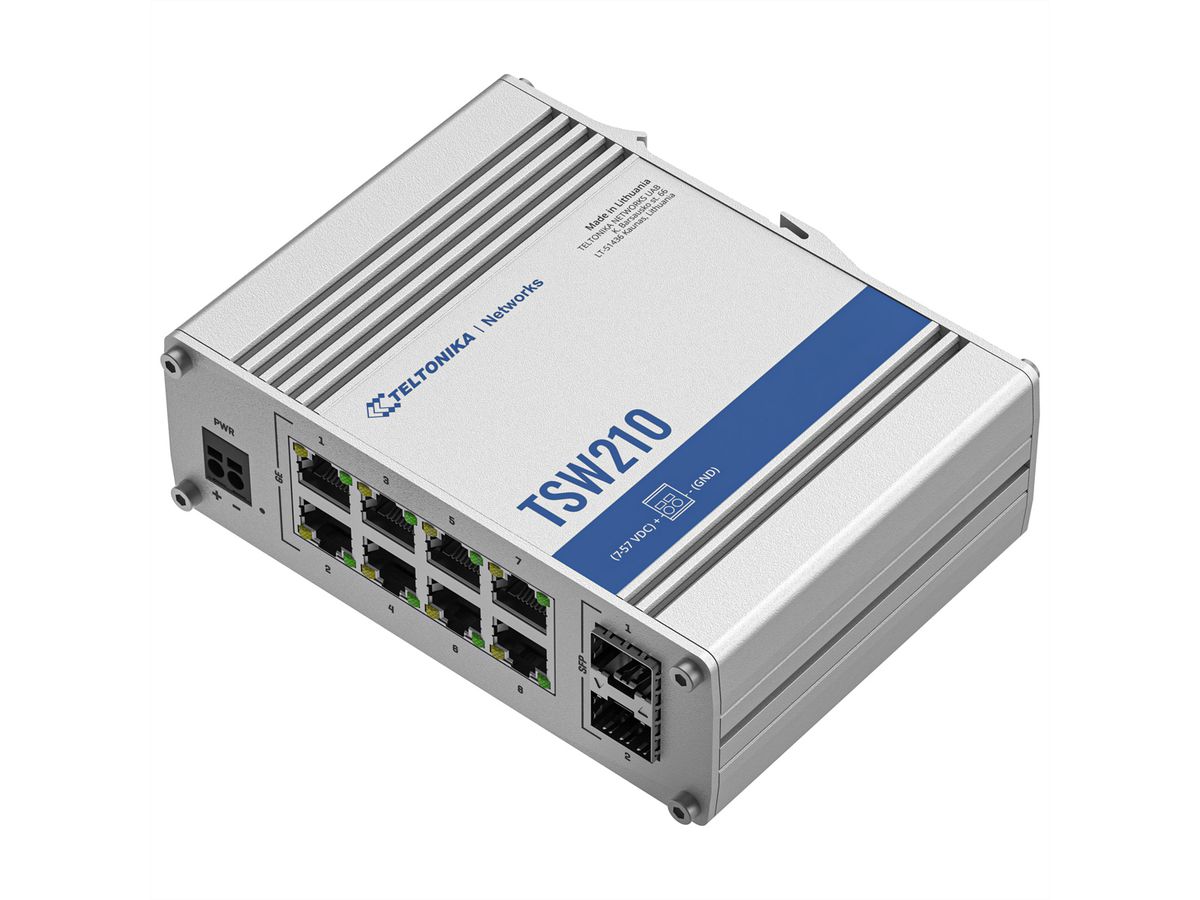TELTONIKA TSW210 Switch Gigabit SFP non géré