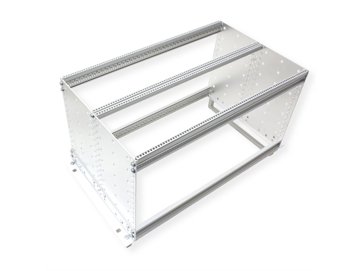 SCHROFF EuropacPRO 19" Kit de bacs à cartes pour cartes-mères, lourd, blindage rétrofit, avec poignée avant, 6 U, 235 mm