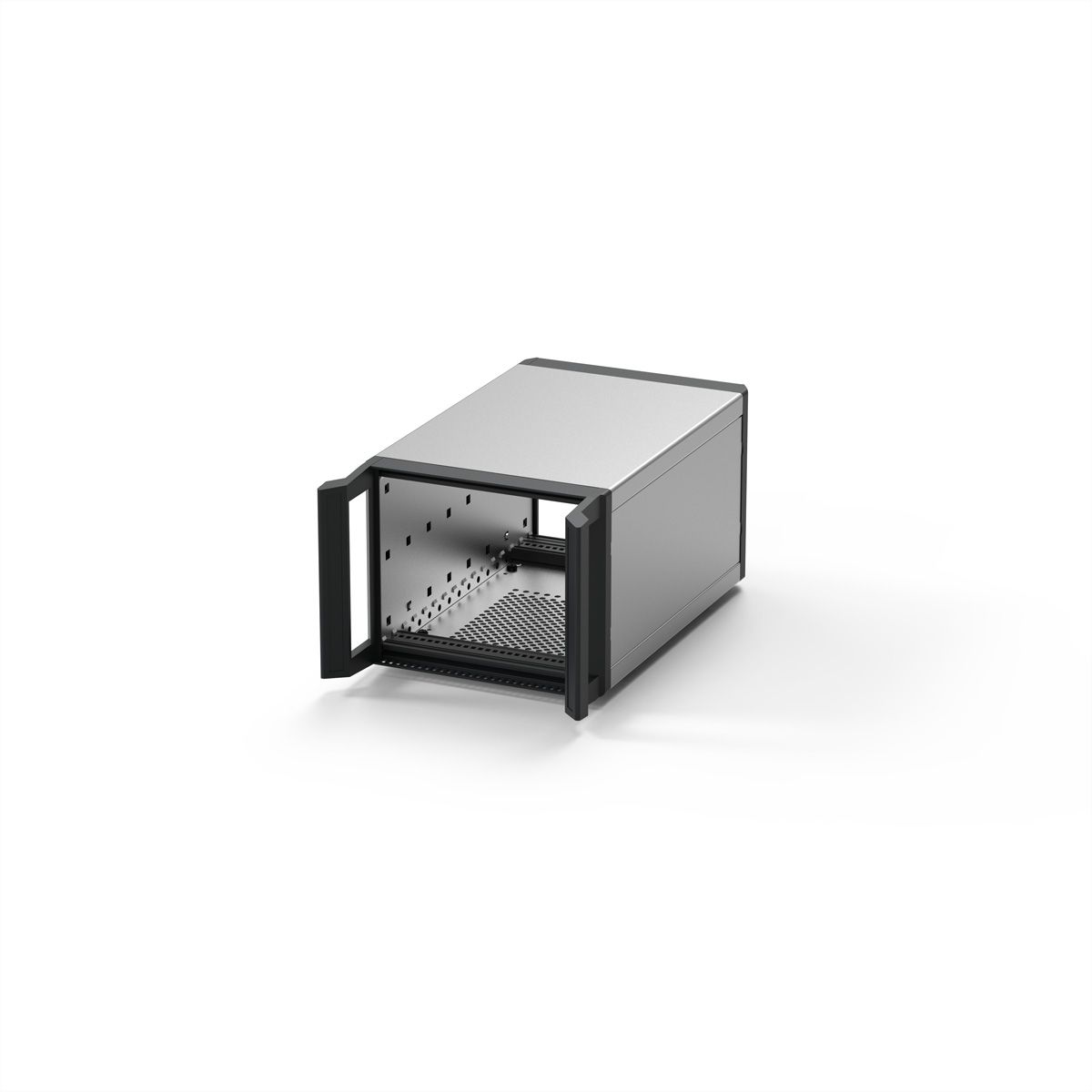 SCHROFF RatiopacPRO Coffret 19", blindage rétrofitable avec poignées, 3 U, 28 CV, 315 mm