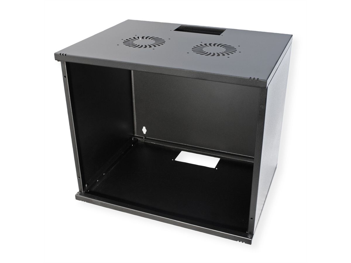 ROLINE 19" Boîtier mural Basic 9U, 540x400 LxP En kit noir