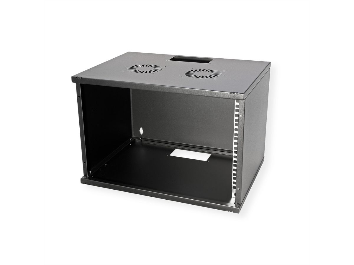 ROLINE 19" Boîtier mural Basic 7U, 540x400 LxP En kit noir