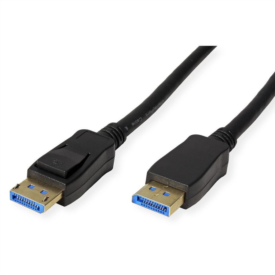 ROLINE Câble DisplayPort v2.0, DP M - DP M, noir, 5 m