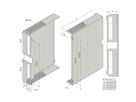 SCHROFF Capot pour cassette S 6U 12F 227P