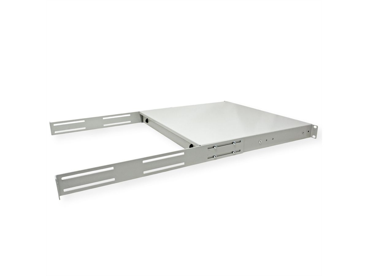 ROLINE 19" Tiroir pour clavier 1U, 400P fermable gris