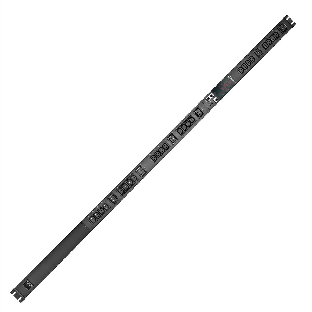 GUDE EPC 87-1310-18 PDU commutée et mesurée, 30 ports, verticale, noir, 170 cm