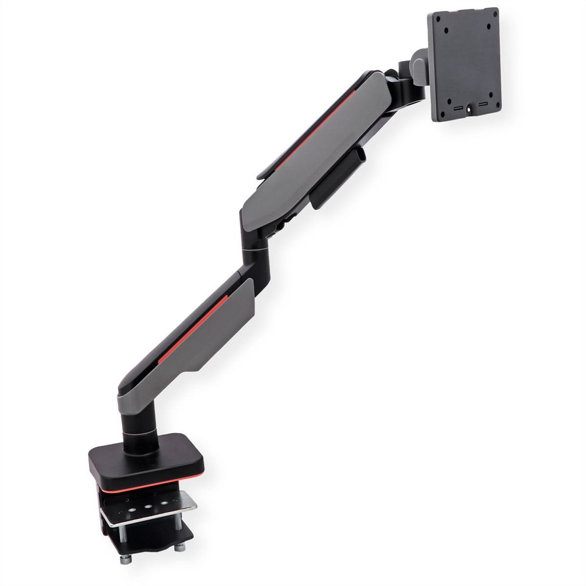 ROLINE Support LCD à gaz, fonction pivot, 5 axes de rotation, max. 20 kg