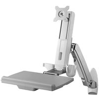 SCHROFF Bras support réglable pour moniteur avec tablette pour clavier (Vamonitor), max. 8 kg