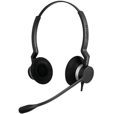 Jabra Biz 2300 Binaural Bandeau Noir Casque audio