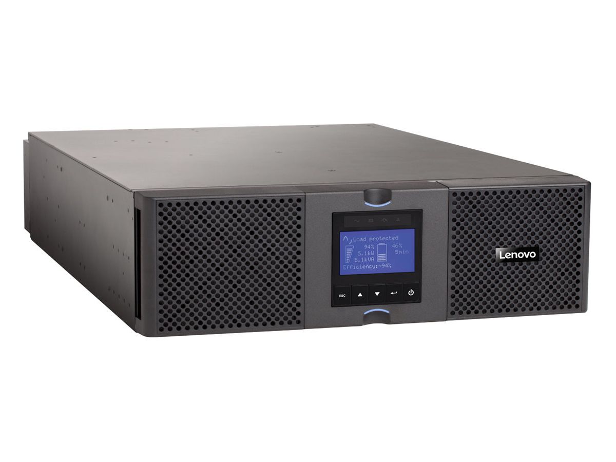 Lenovo 55945KX alimentation d'énergie non interruptible Double-conversion (en ligne) 5 kVA 4500 W 10 sortie(s) CA