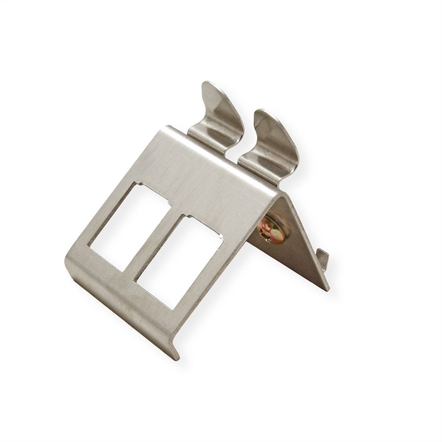 ROLINE Adaptateur pour rail DIN, vide, pour 2 Keystones