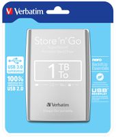 Verbatim Store 'n' Go 1000Go Argent disque dur externe