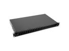 VALUE Panneau de brassage vide 1 UH, amovible, 24x SC-DX/LC quadruple