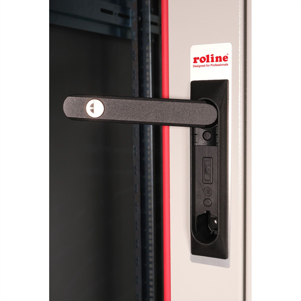 ROLINE 19" Baie réseau Basic 42U, 600x800 LxP Porte verre gris