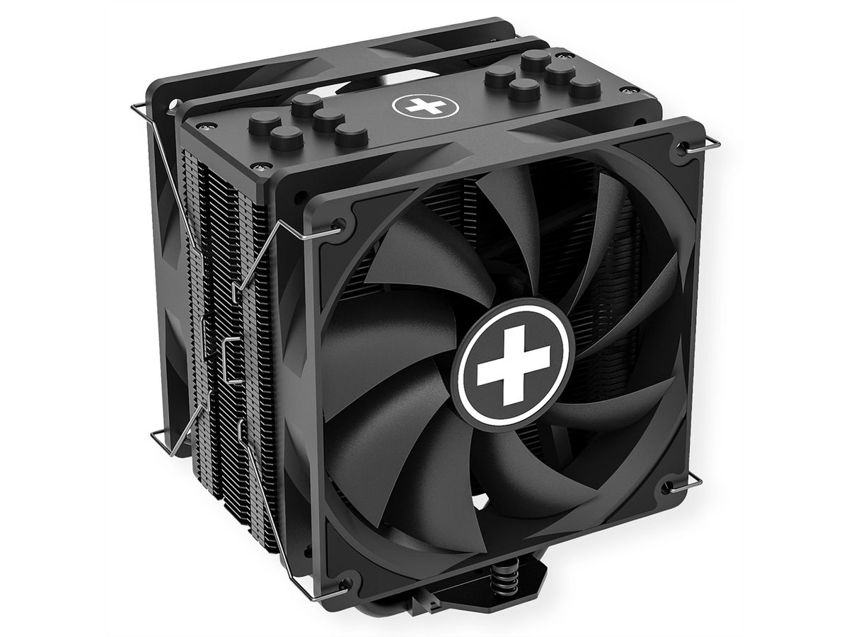 Xilence M705D AMD et Intel Ventirad, 2x 120mm PWM Ventilateur, 220W TDP