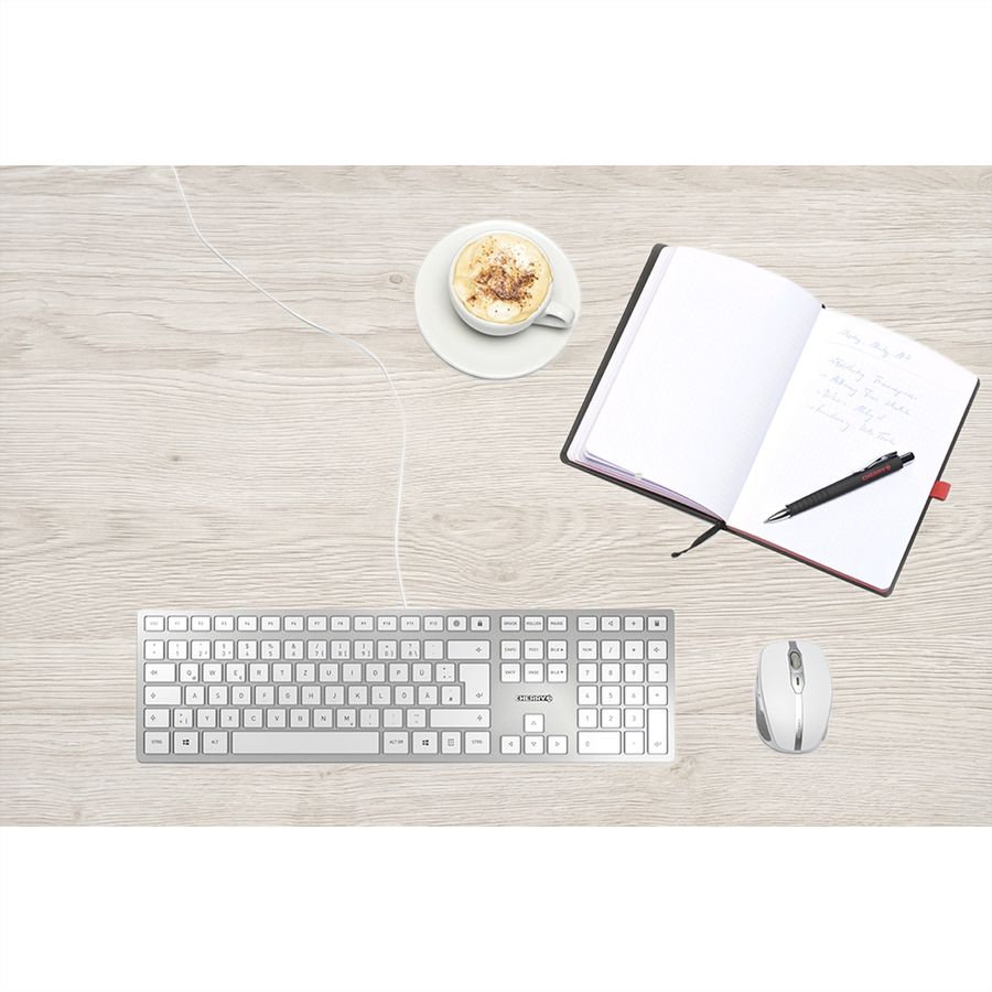 CHERRY KC 6000 Clavier Slim, gris