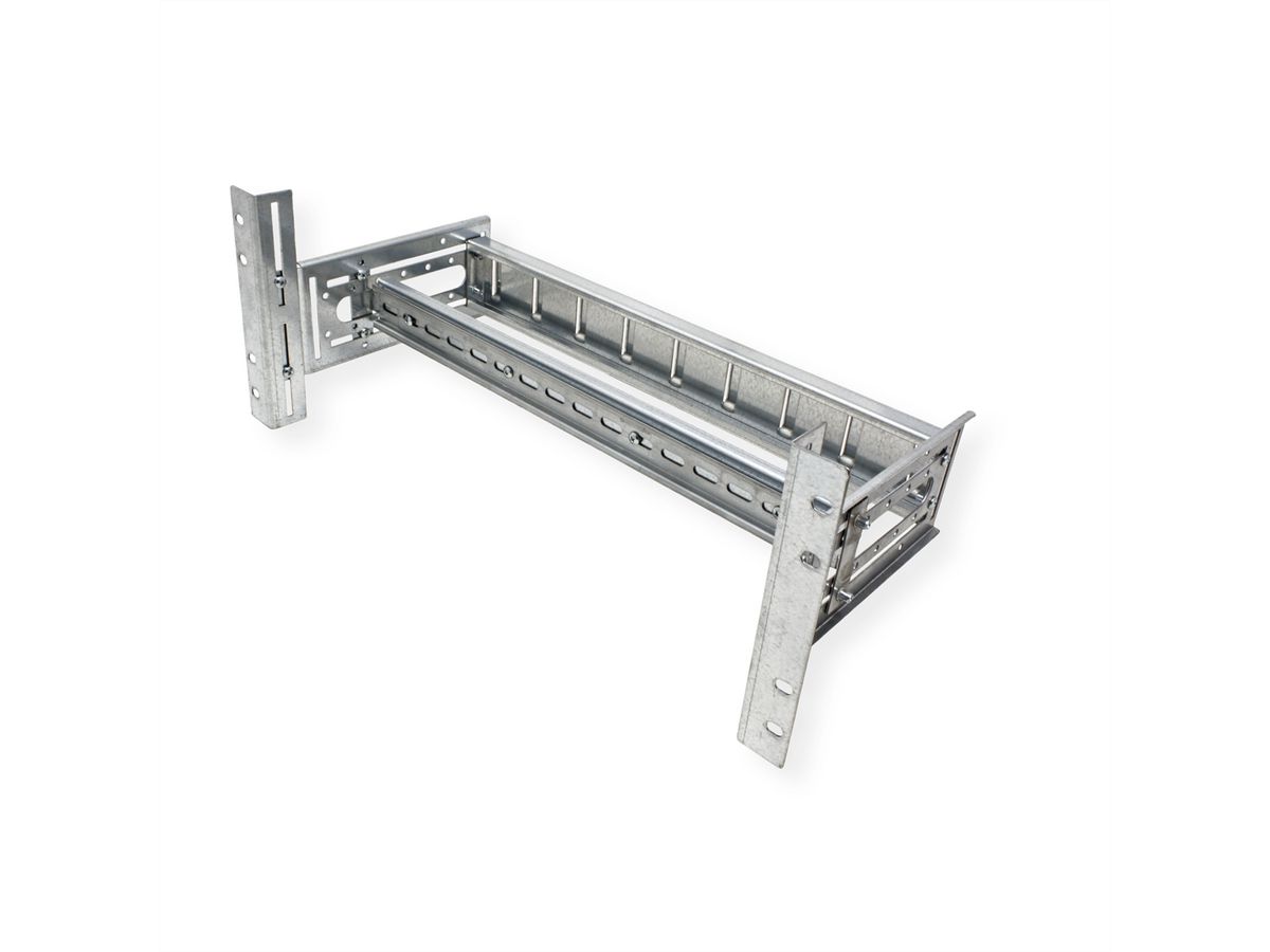 ROLINE 19" Support rail DIN 4U, 175x483x215 HxLxP