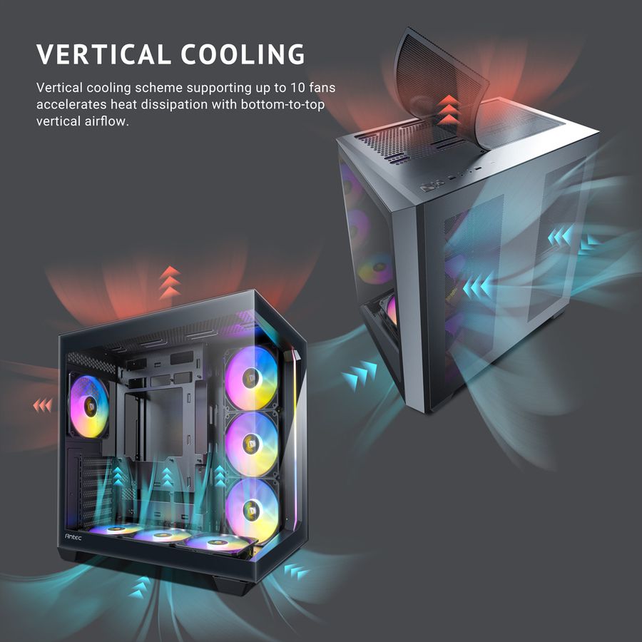 ANTEC Constellation C5 ARGB Boîtier PC Midi Tower ATX, noir