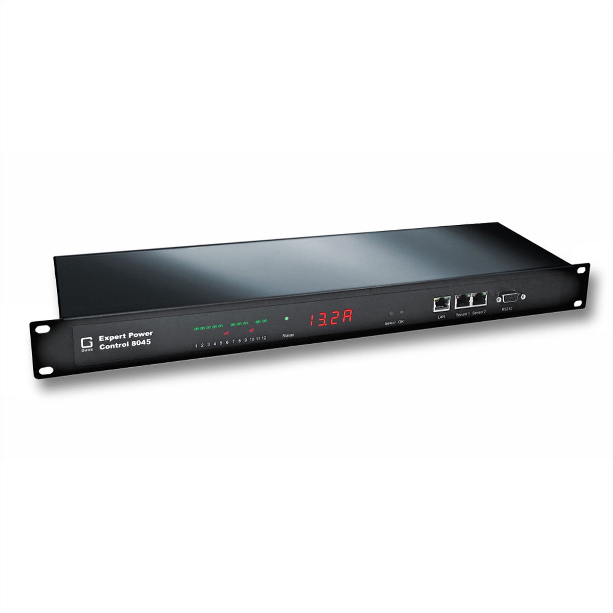 GUDE 8045-1 Expert Power Control  NET 12x C13,  mesure par port, 2 ports capteurs