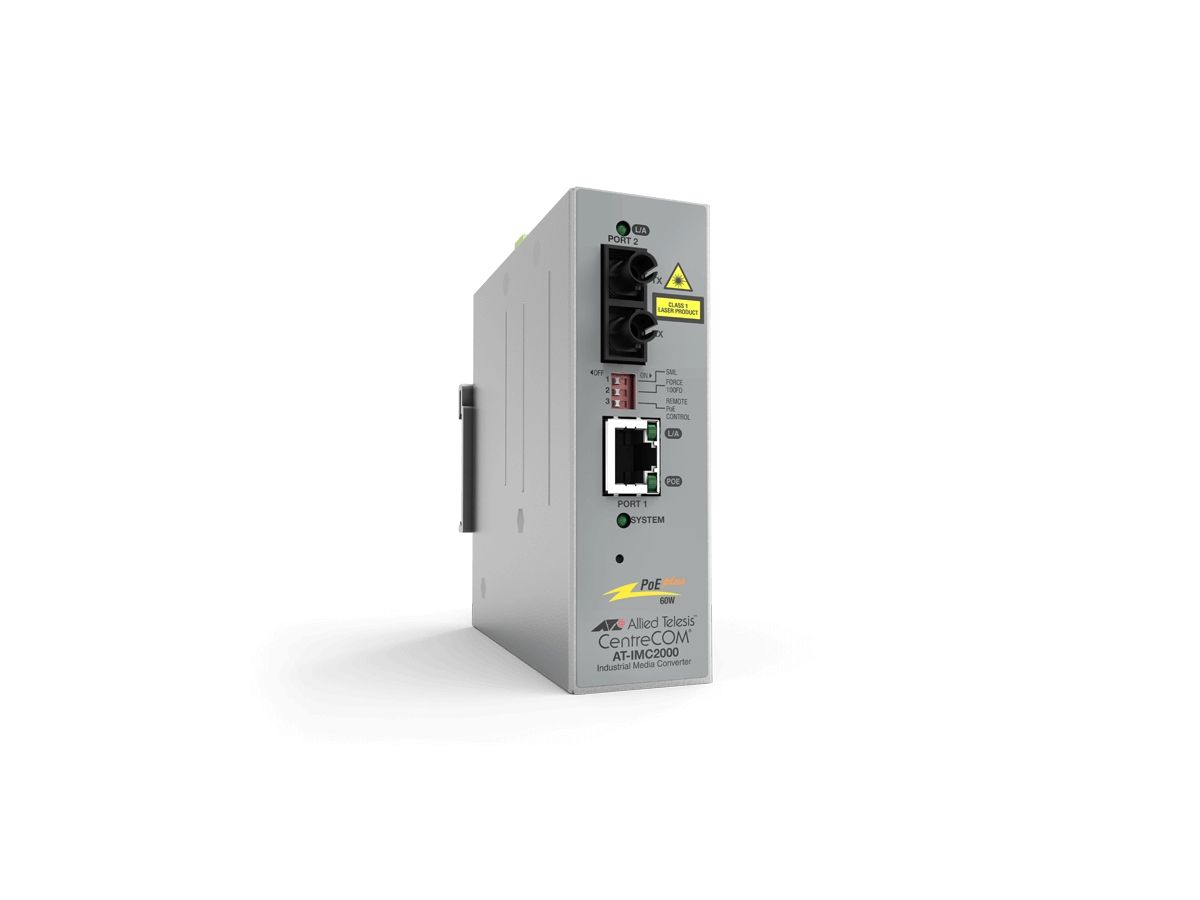 Allied Telesis AT-IMC2000TP/SC-980 convertisseur de support réseau 1000 Mbit/s 850 nm Multimode Gris