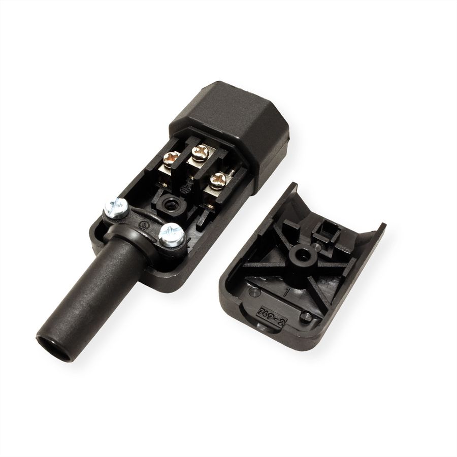 BACHMANN Prise IEC320 C14 10A/250VAC, noir