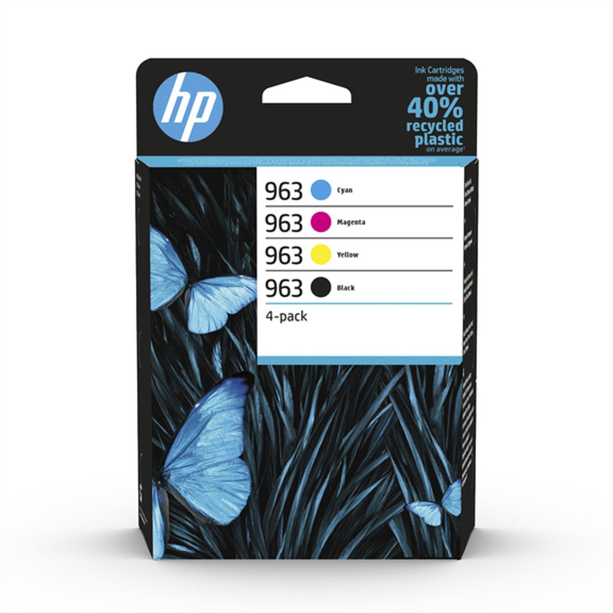 6ZC70AE, Nr. 963, Multipack bk/c/m/y, 1.000/700 pages pour HP OfficeJet Pro 9010, 9012, 9013