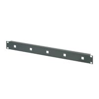 SCHROFF 19" Face avant pour œillets de câbles, 1,5 mm, acier, RAL 7021